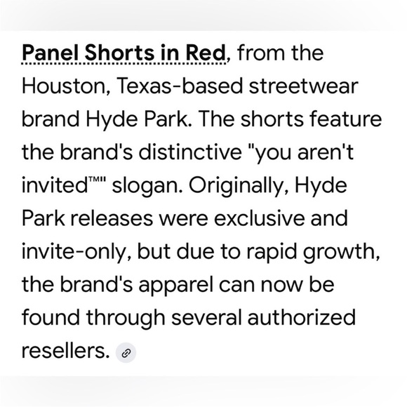 Red Heritage Panel Hyde Park Graphic Shorts - Picture 8 of 8